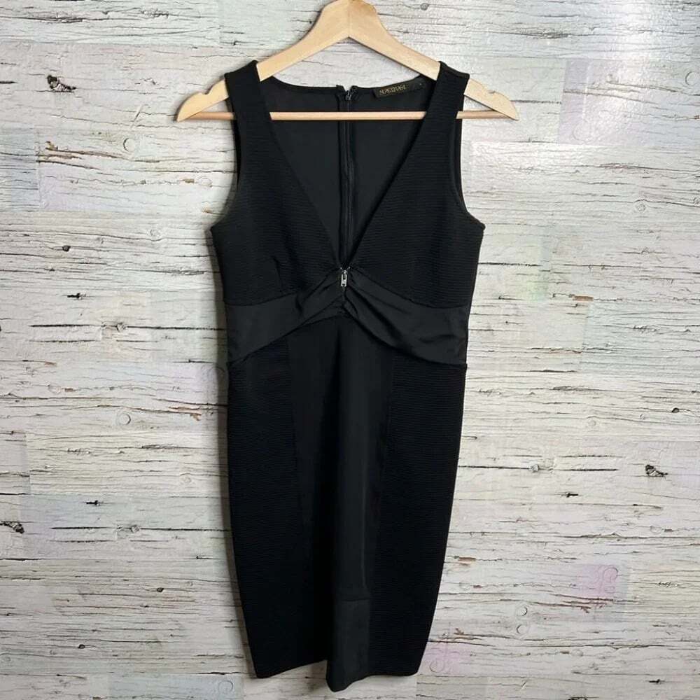 Supertrash black  dress size small zip up sheath